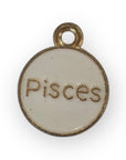 White Zodiac Sign Charm