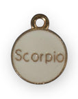 White Zodiac Sign Charm