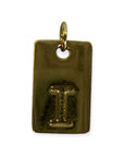 Letter tags charm