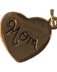 MOM HEART charm