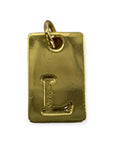Letter tags charm