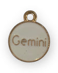 White Zodiac Sign Charm