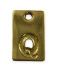 Letter tags charm