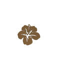 Flat Hibiscus flower charm
