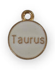 White Zodiac Sign Charm