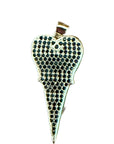 Diamond Shark tooth charm