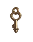 Heart key charm