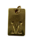 Letter tags charm