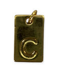 Letter tags charm