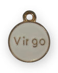 White Zodiac Sign Charm