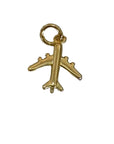 Gold filled airplane Charm