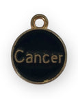 BLACK ZODIAC CHARM