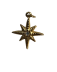 PVD Gold Plated Starburst Charm