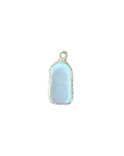 Rectangle pearl charm