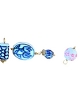 Assorted Floral ceramic charm
