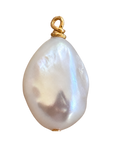 Fresh Water Pearl charm, natural transparent charm image
