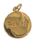 Fuck off charm on transparent background