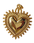 Royal Heart Charm on transparent background
