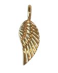 ANGEL WING Charm on transparent background, natural product photo