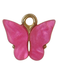 Butterfly charm on transparent background