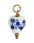 Porcelain Flower Puffy Heart