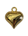 Puffy Heart Charm Big, natural transparent charm image