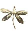 PVD dragonfly charm on transparent background