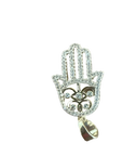 Ancient hand/ hamsa hand/ Buddha hand charm on transparent background