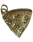 Pizza charm, original color and details, transparent background