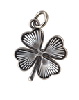 SILVER Stainless Steel Four Leaf Clover