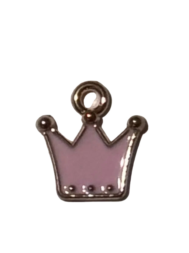 Pink Crown charm