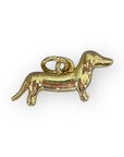 Gold Filled Dachshund dog Charm