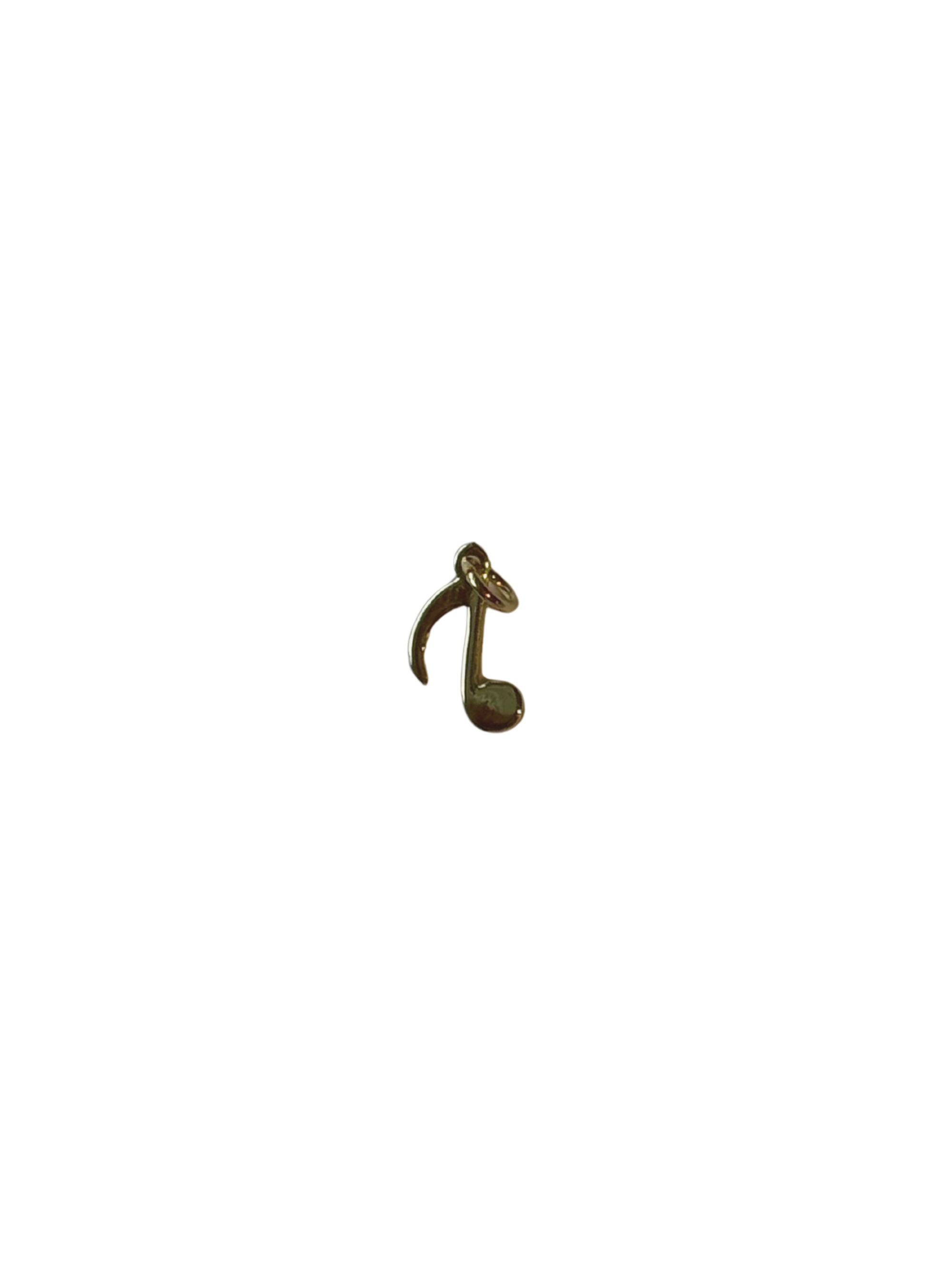 Gold Filled musical note Charm