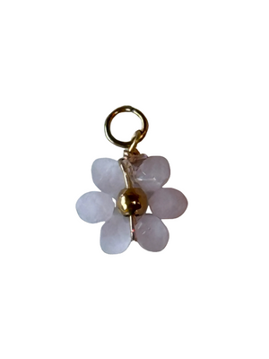 Pearly flower charm