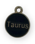 BLACK ZODIAC CHARM