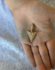 Diamond Shark tooth charm