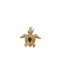 Green Heart Turtle Charm