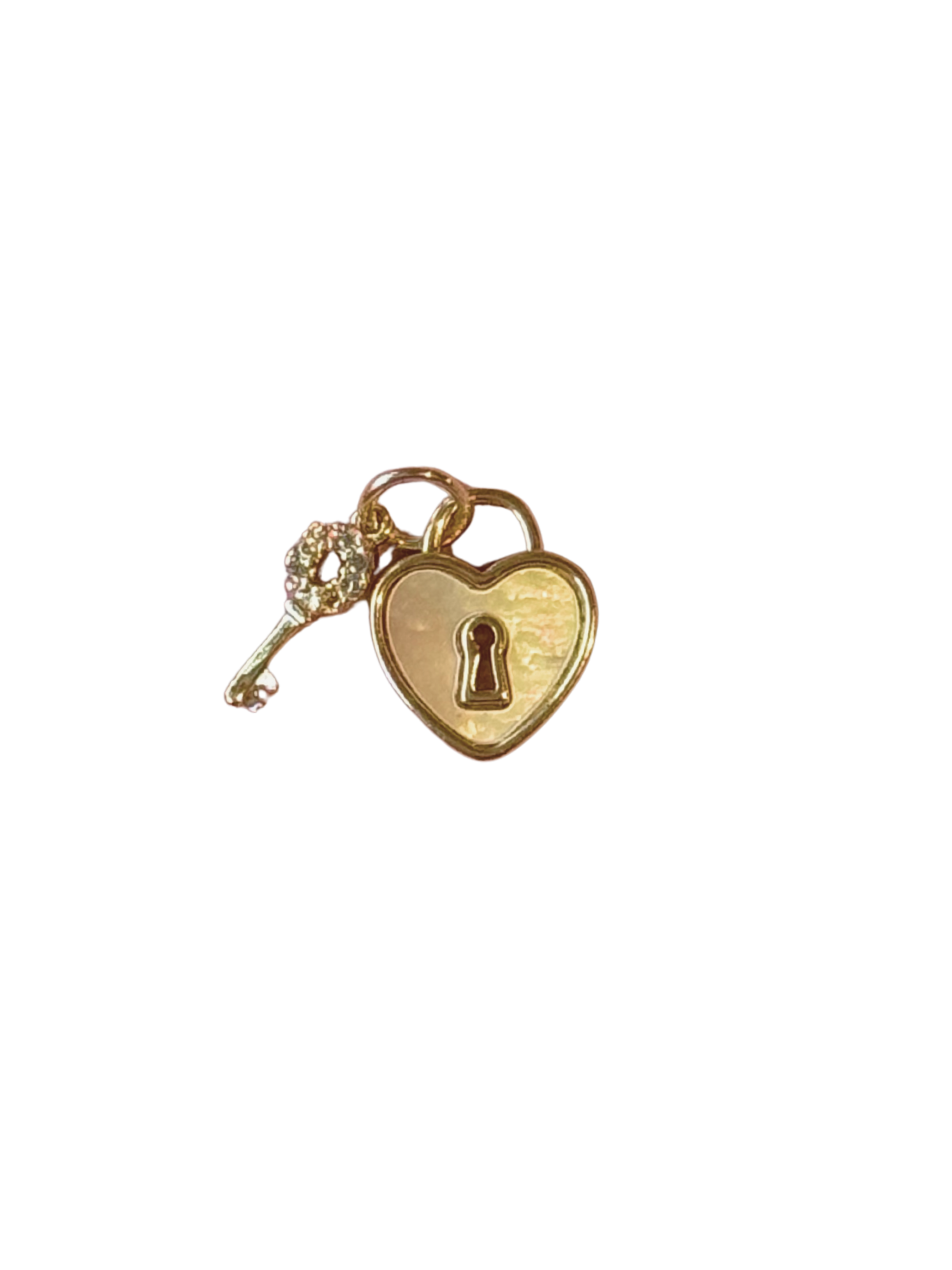 Heart Locket And Key Charm