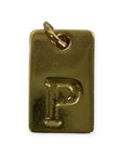 Letter tags charm