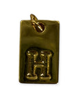 Letter tags charm