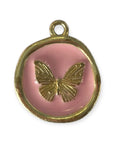 Pink Butterfly Charm