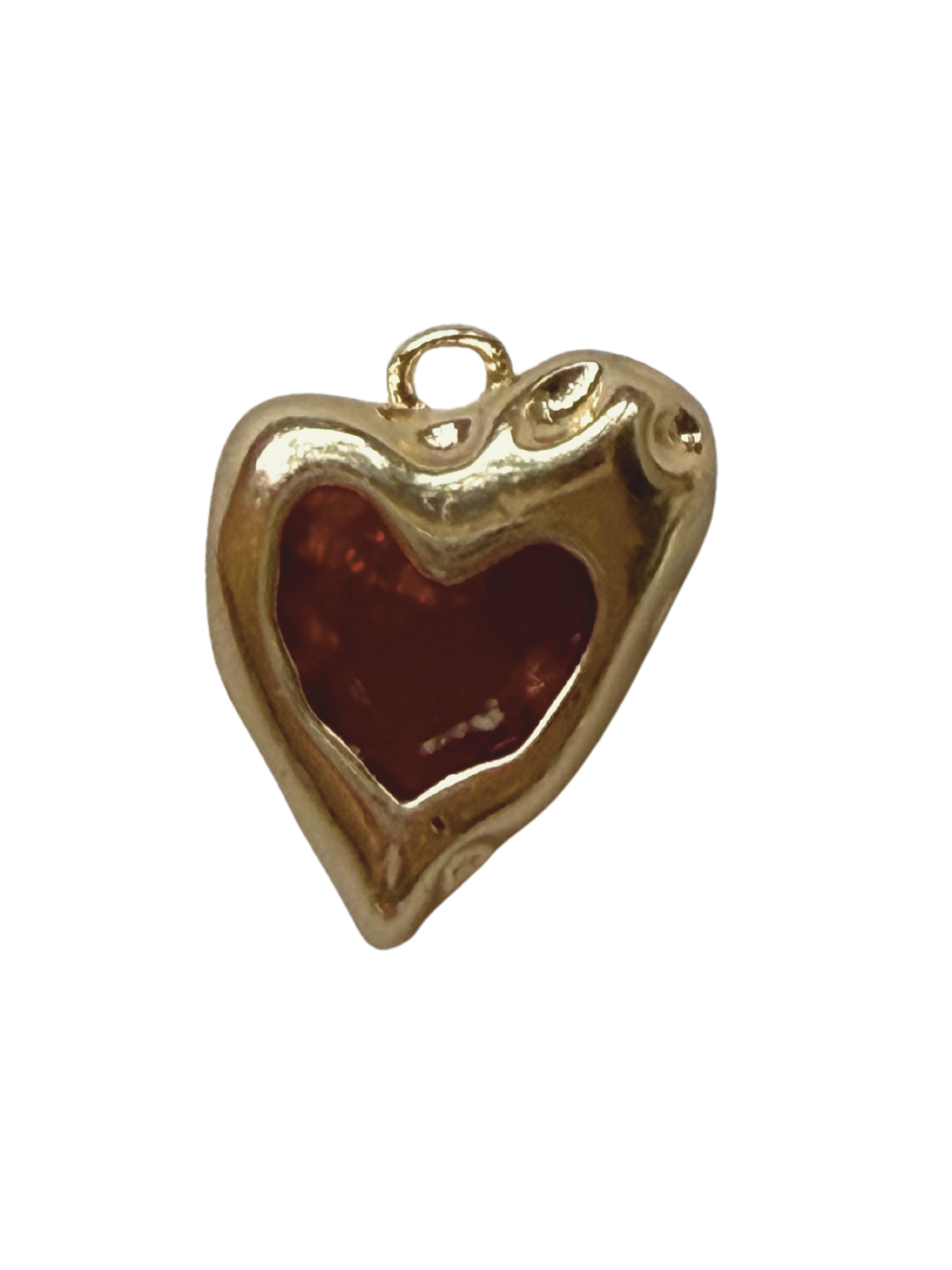 Bubble Heart charm
