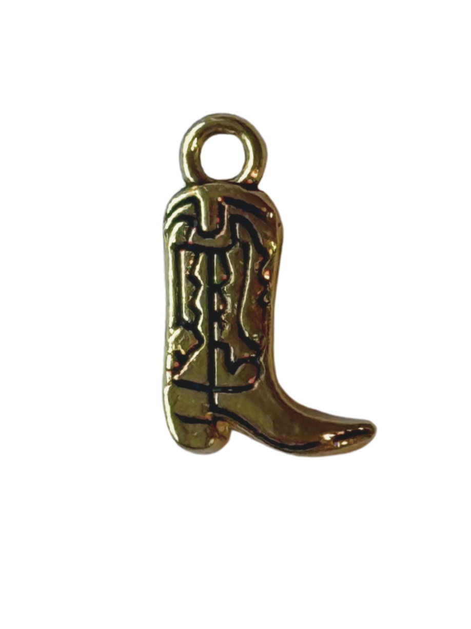 Cowgirl Western Boot charm