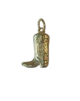 Cowgirl Boot charm ( gold filled)
