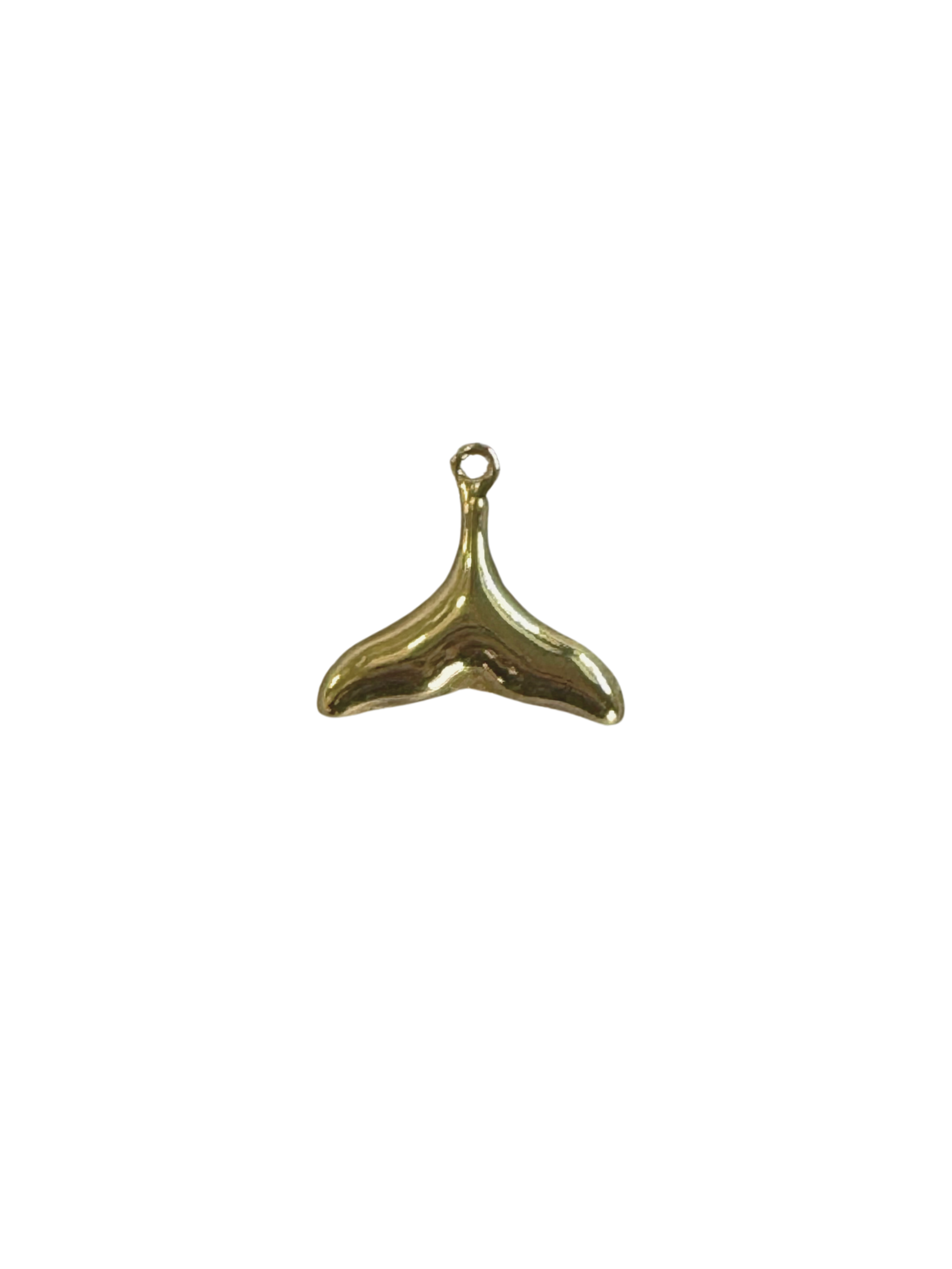 Puffy Whale Tail Charm