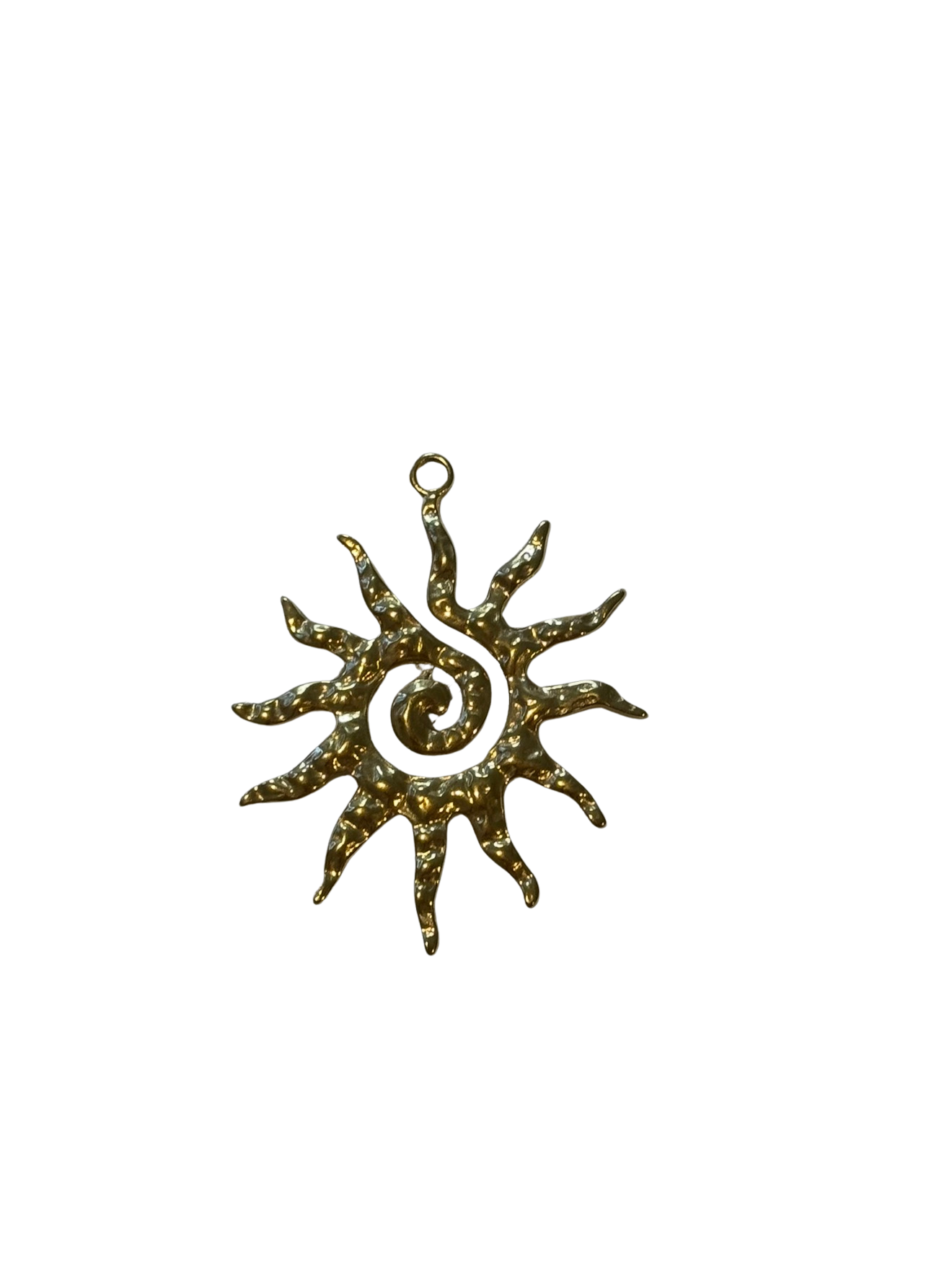 Spiral Sun Charm