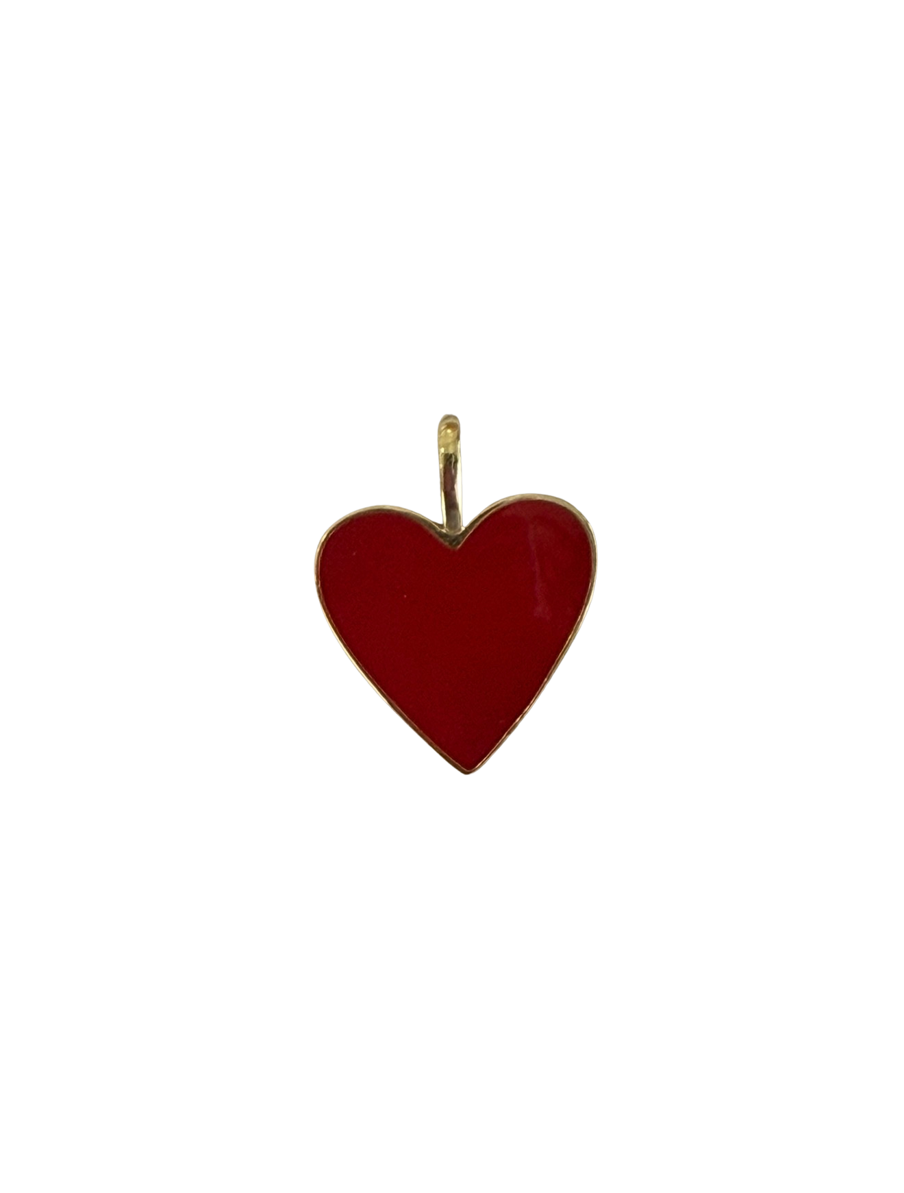 Red Romance Heart Charm