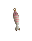 TINY Multi colored FISH CHARM