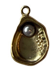 PVD Good Plated Stainless Steel Oyster Shell Charm