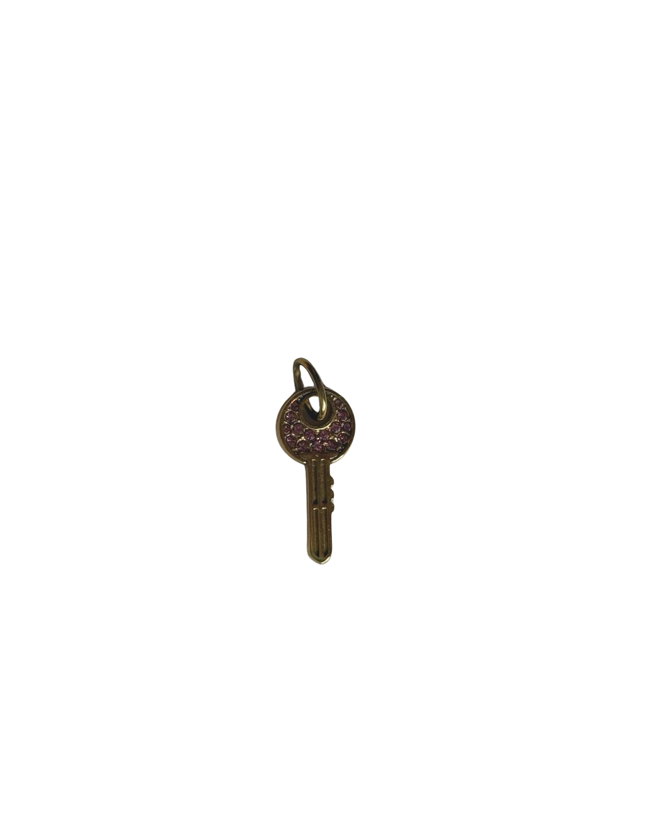 Pink Diamond Key charm